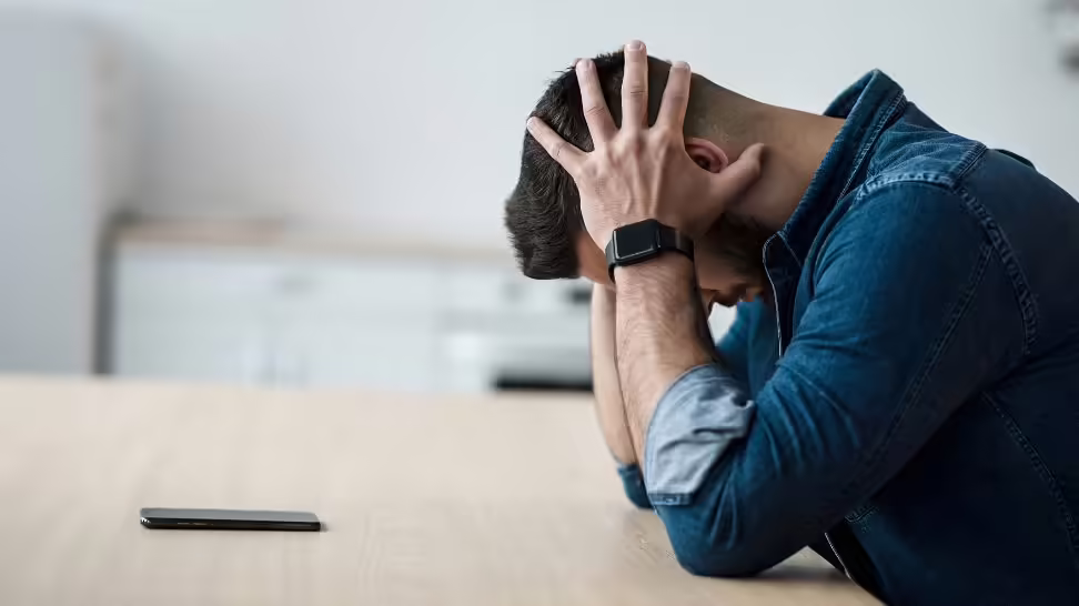 Man stressed about lawsuit