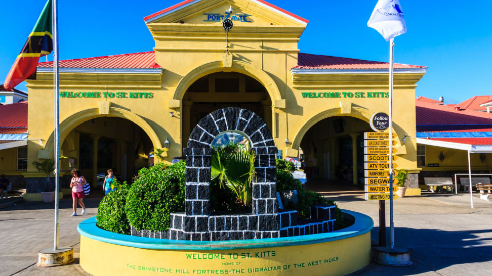 st kitts and nevis port gate building