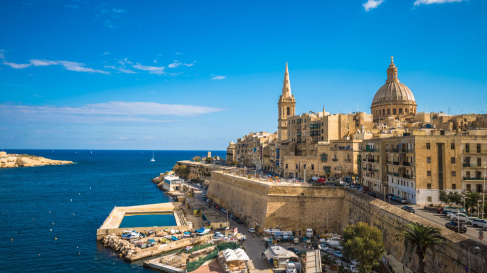view of valletta the capital of malta