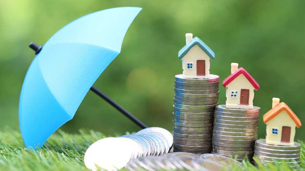 umbrella covering assets depicting asset protection