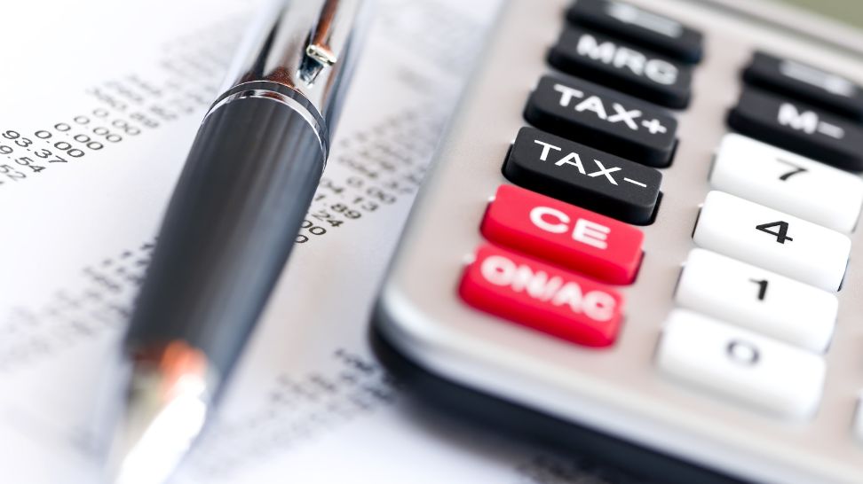 tax calculator pen and paper