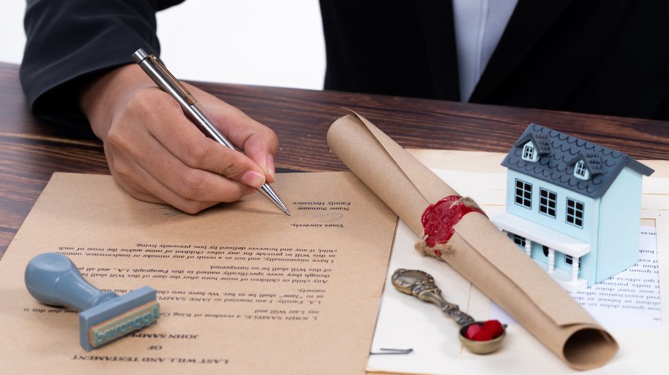 lastwill inheritance document approved by lawyer